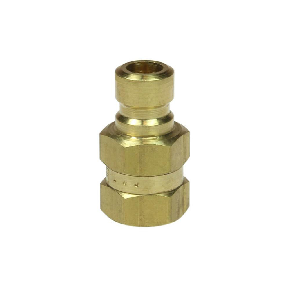 Parker Compression Tube Male Connector: 1/4, 1/2" Tube OD, Compression x MNPTF - VS68NTA-8-4