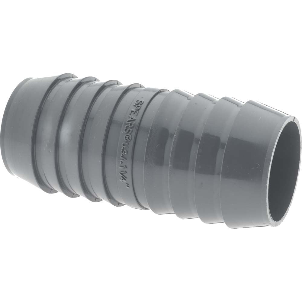 Value Collection Barbed Tube Adapter: 1-1/4" Barbs, 1-1/4" MIPT - 1436-012