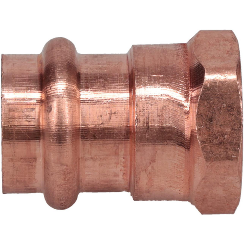 NIBCO Wrot Copper Pipe 45 ° Elbow: 1" Fitting, P x P, Press Fitting, Lead Free - 9043000PC