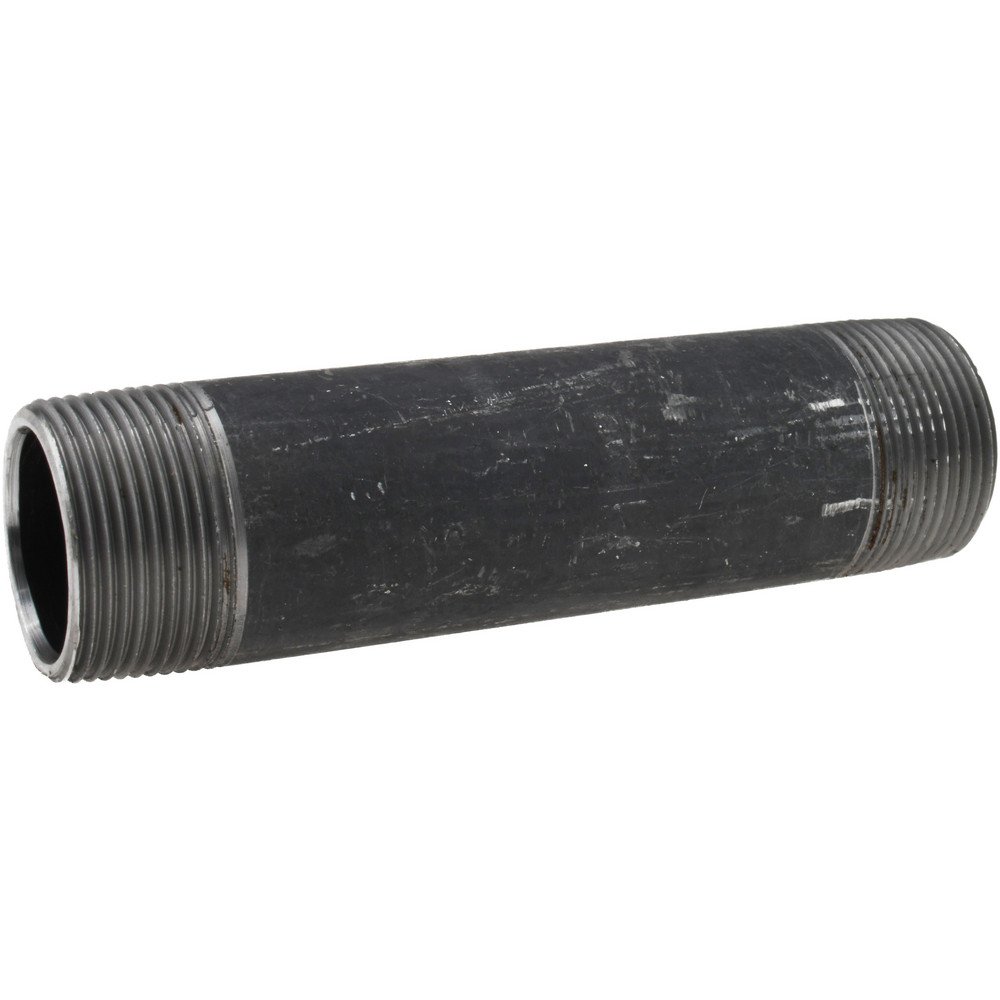 Value Collection Black Pipe Nipple: 1-1/4" Dia x 2" Long, Schedule 80 - XNB07020