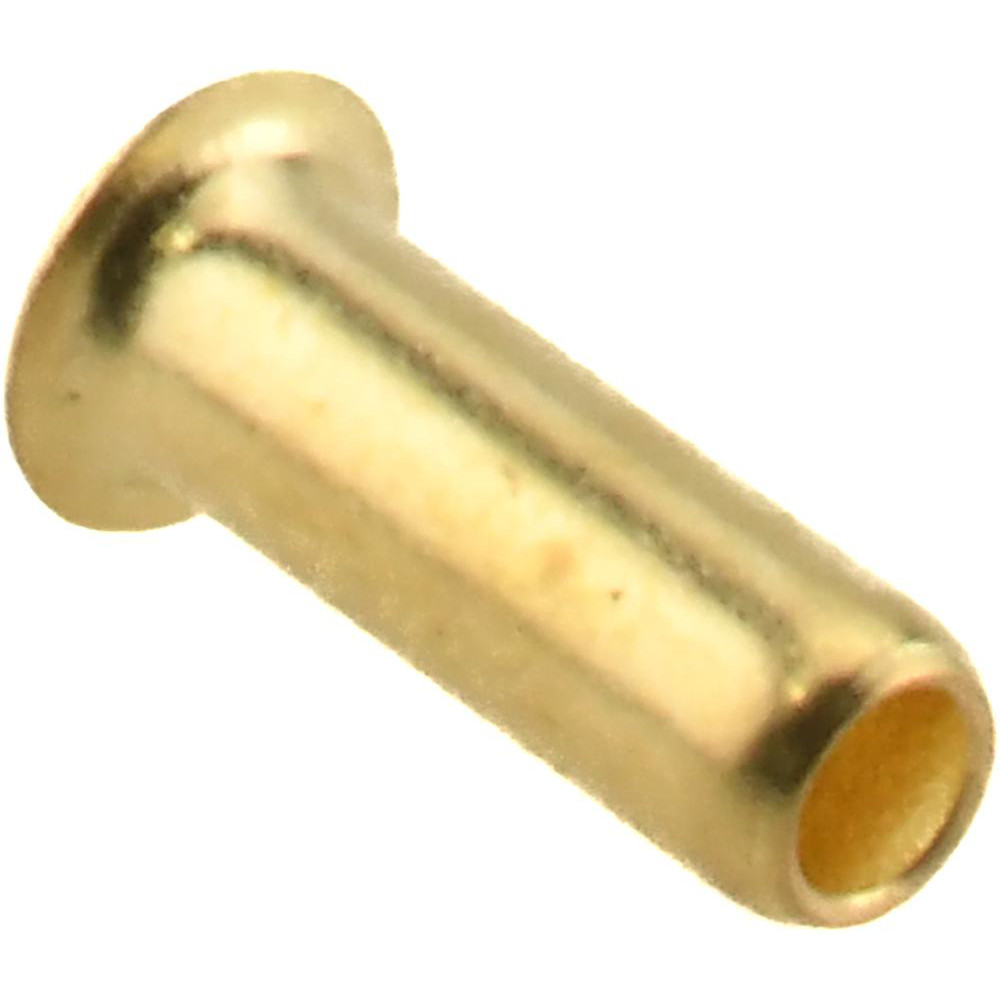 CerroBrass Compression Tube Nut: 7/16-24, 1/4" Tube OD, Compression - 18035L