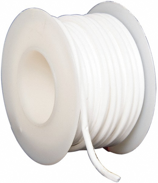Made in USA 1/2" x 6.9' Spool Length, PTFE/Synthetic Fiber Compression Packing - 31942626