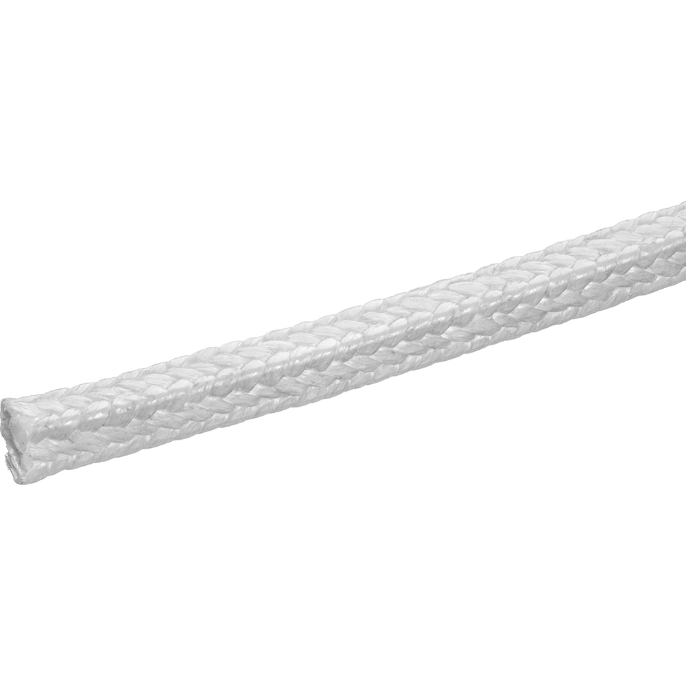Made in USA 1/2" x 6.9' Spool Length, PTFE/Synthetic Fiber Compression Packing - 31942626
