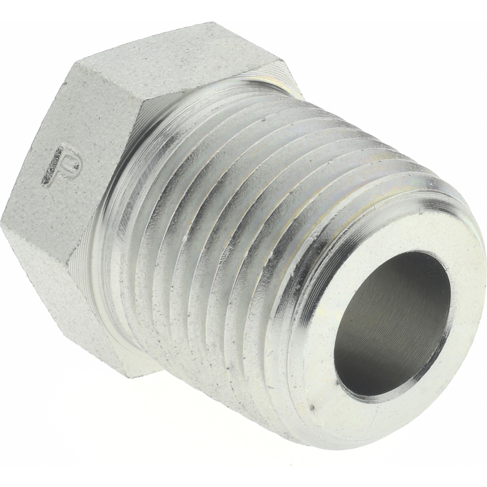 Parker Industrial Pipe Bushing: 1/4" Female Thread, 1/2" Male Thread, MNPTF x FNPTF - 1/2 X 1/4 PTR-S