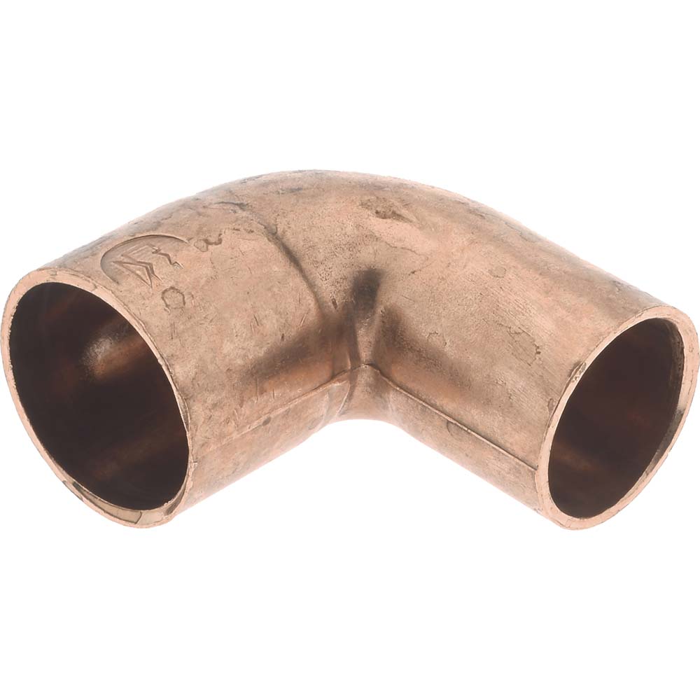 Mueller Industries Wrot Copper Pipe Reducer: 1/2" x 3/8" Fitting, FTG x C, Solder Joint - W 01315