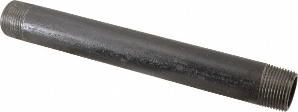 Value Collection Black Pipe Nipple: 1" Dia x 10" Long, Schedule 80 - XNB06100