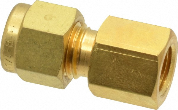 Ham-Let Compression Tube Connector: 1/4" Tube OD, Compression x MNPT - 3102163