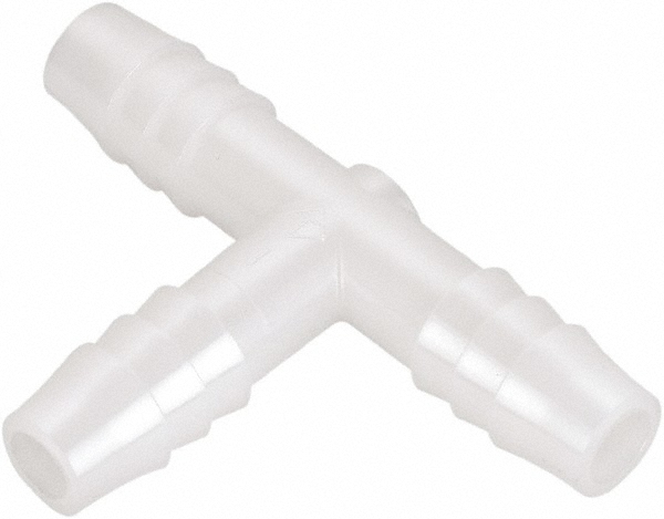 Parker Barbed Tube Union Connector: Single Barb, 3/16" Barb - 322HB-3PP