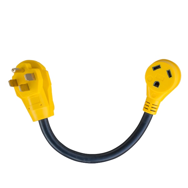 Sportsman Male 18" 125 Volt 50 Amp-30 Amp Female Dog-Bone RV Camper Power Cable - CORDA5030