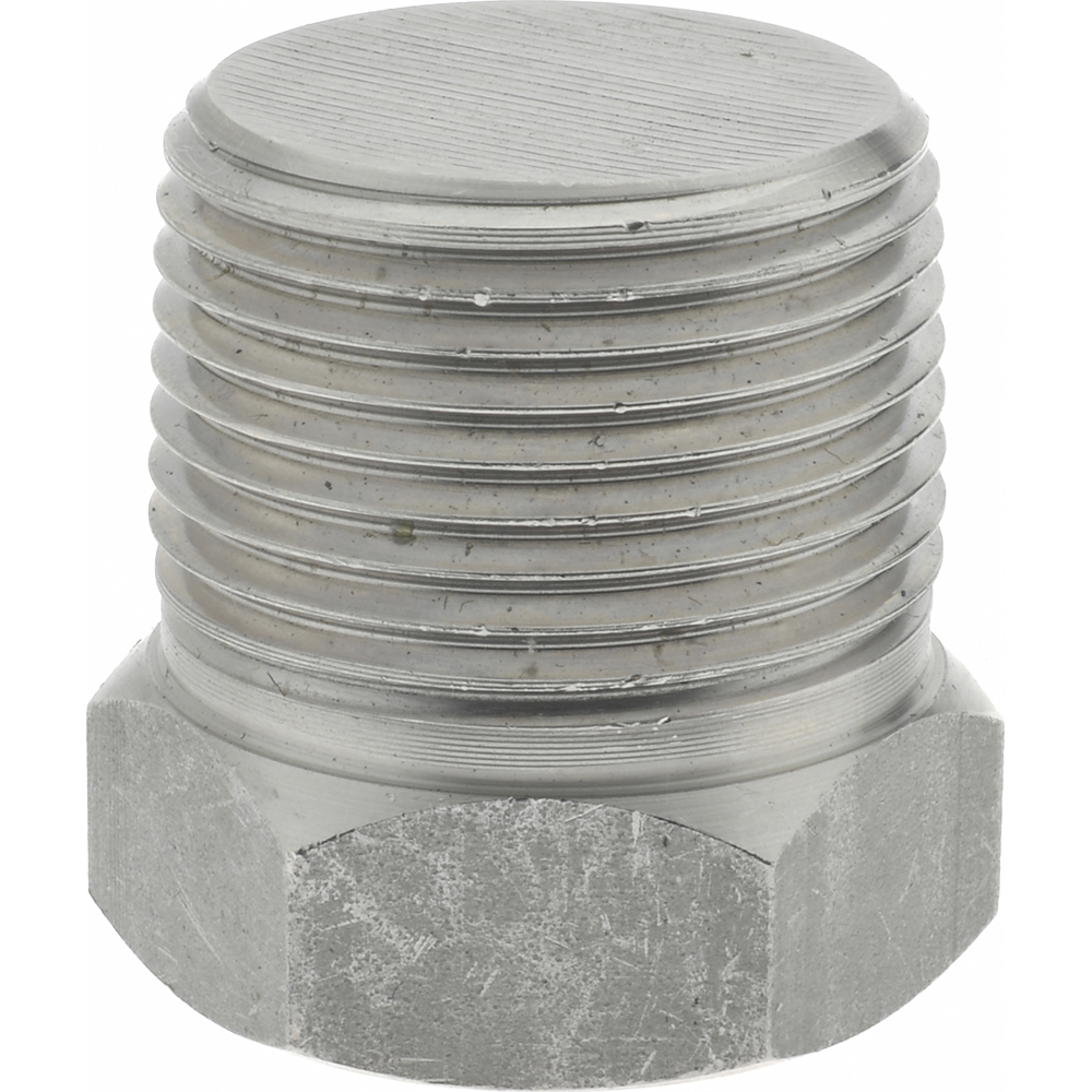 Merit Brass Pipe Hex Plug: 3/4", 304 & 304L Stainless Steel - 3417HD-12