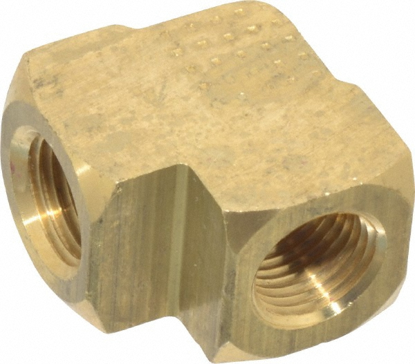 CerroBrass Industrial Pipe 90 ° Female Elbow: 3/8" Female Thread, FNPTF - 28009