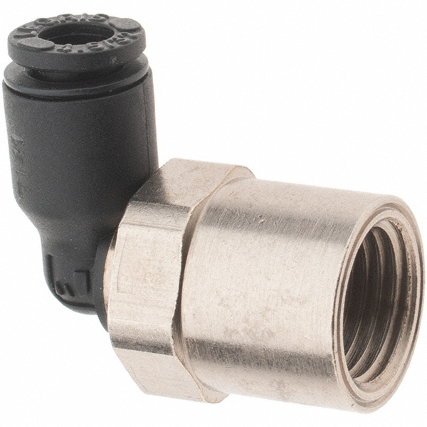 Legris Push-to-Connect Fitting: Female Elbow, NPT, 5/32" OD - 3009 04 11
