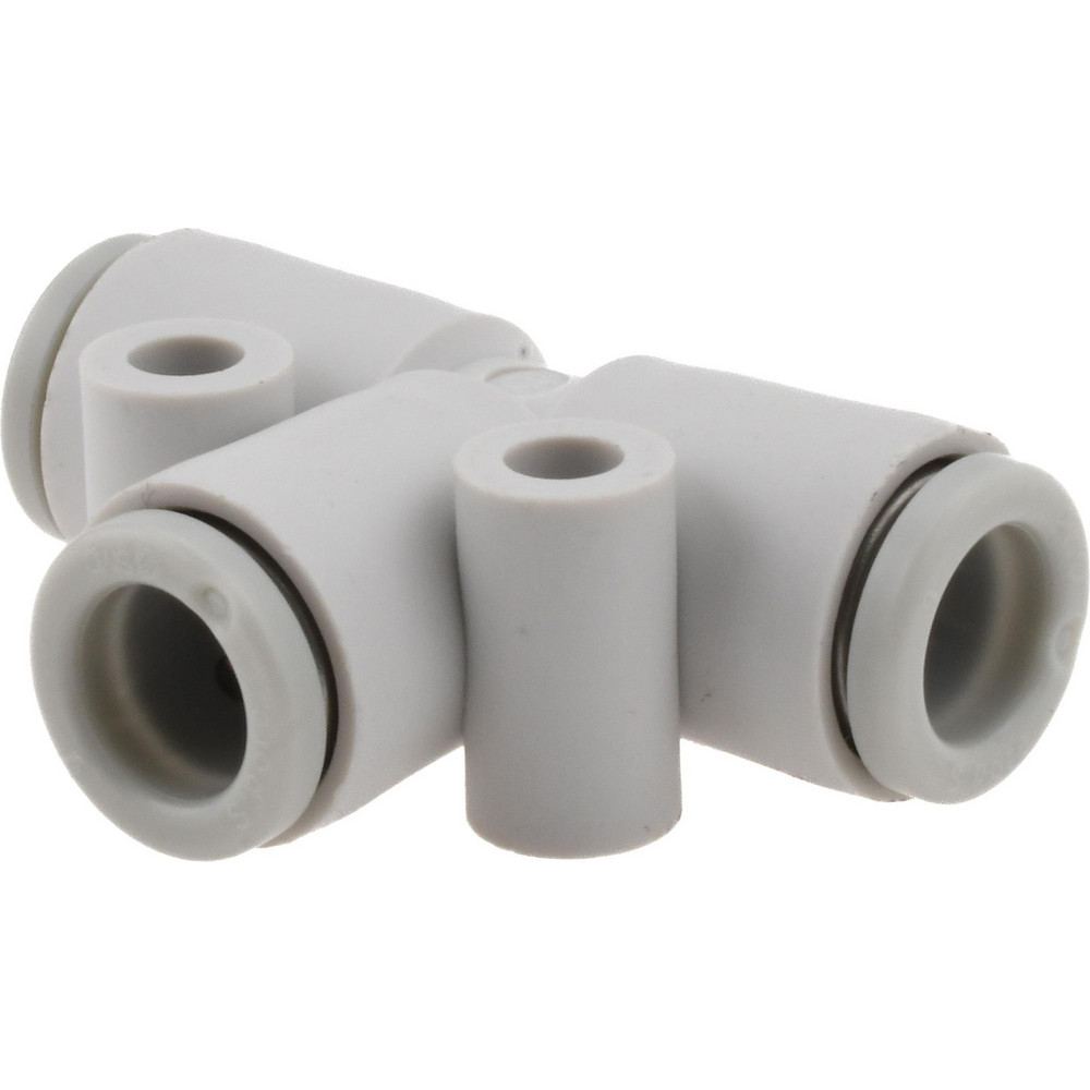 SMC PNEUMATICS Push-to-Connect Push-to-Connect Fitting: Tee, 6.00 mm OD - KQ2T06-00A