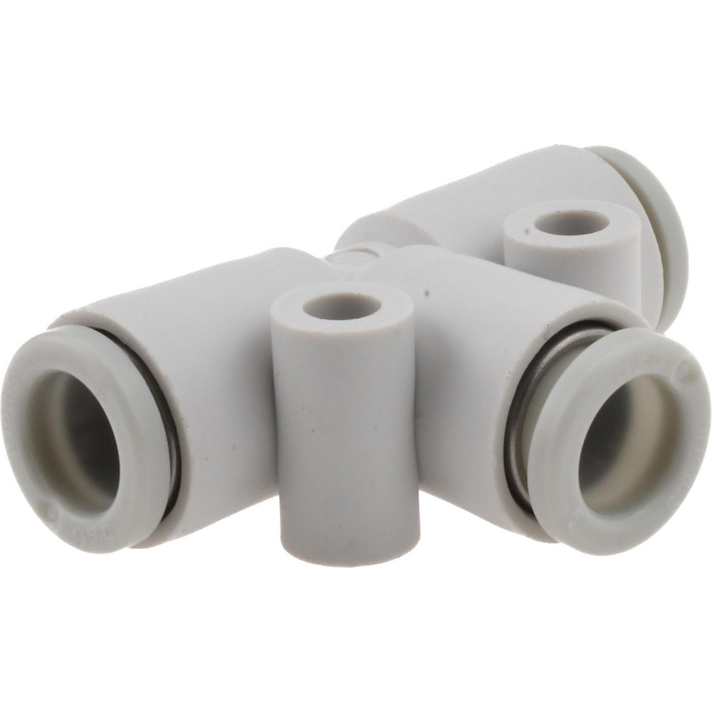SMC PNEUMATICS Push-to-Connect Push-to-Connect Fitting: Tee, 6.00 mm OD - KQ2T06-00A