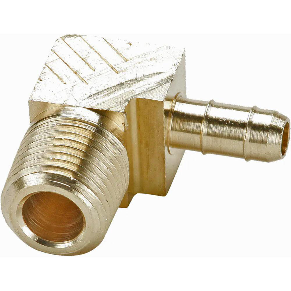 Parker Barbed Tube Male Connector: Multiple Barbs, 10-32 - 28-4-10X32
