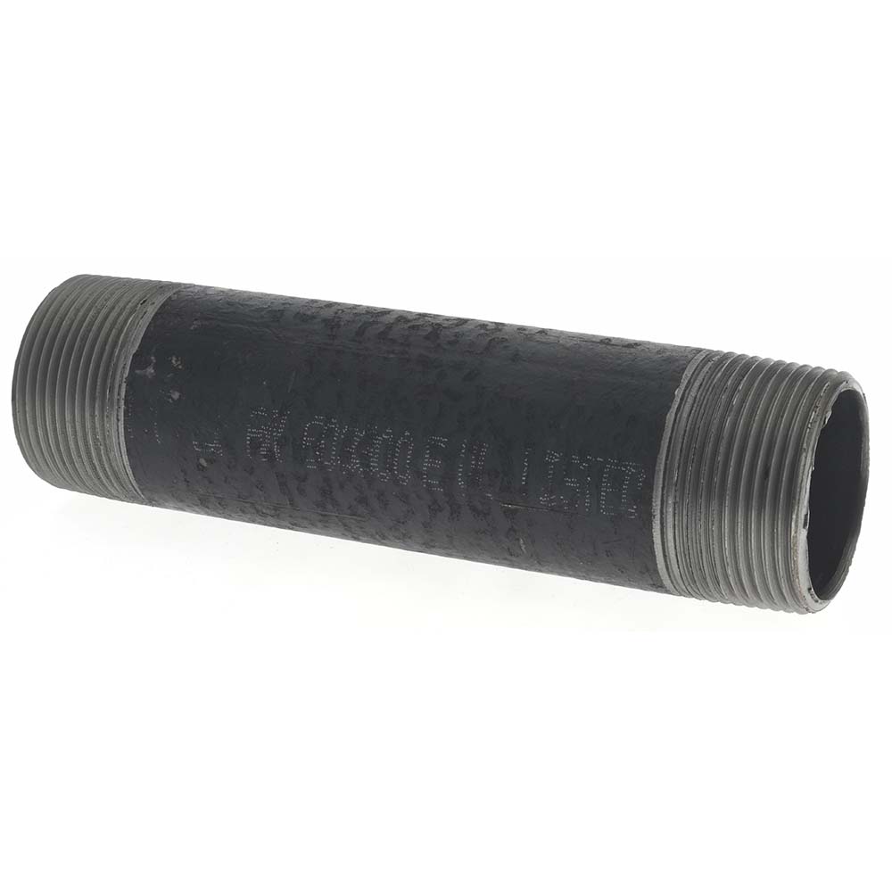 Value Collection Black Pipe Nipple: 1-1/4" Dia x 5-1/2" Long, Schedule 80 - XNB07055