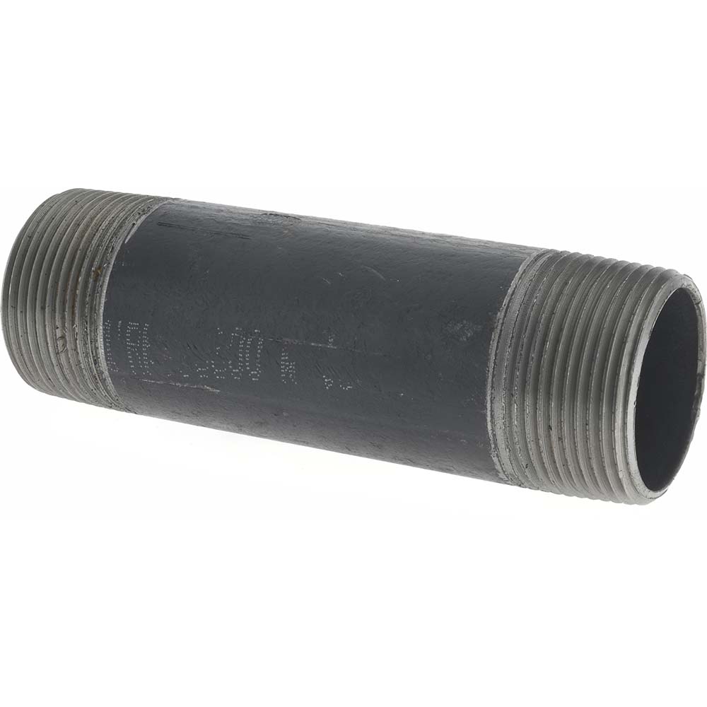 Value Collection Black Pipe Nipple: 1-1/4" Dia x 5-1/2" Long, Schedule 80 - XNB07055