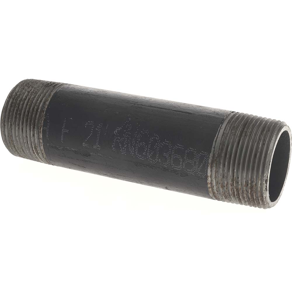 Value Collection Black Pipe Nipple: 1-1/4" Dia x 5-1/2" Long, Schedule 80 - XNB07055