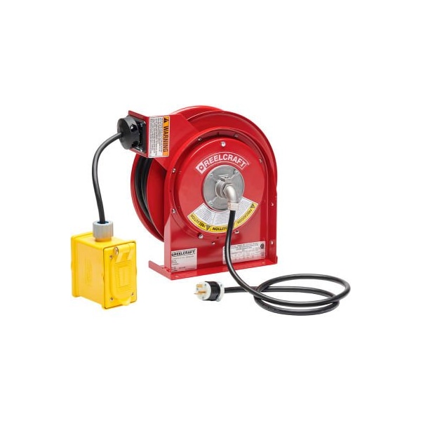 Reelcraft ReelCraft Cord Reel, Duplex Outlet Box GFCI - L 4525 123 7A