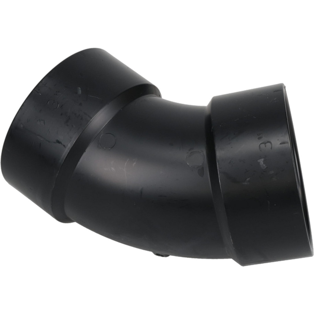 NIBCO Drain, Waste & Vent Coupling: 3" Fitting, Hub x Hub, Acrylonitrile Butadiene Styrene - I009750