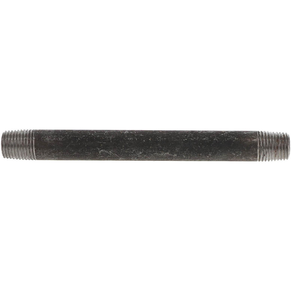 Value Collection Black Pipe Nipple: 1/4" Dia x 5" Long, Schedule 80 - MSCXNB02050