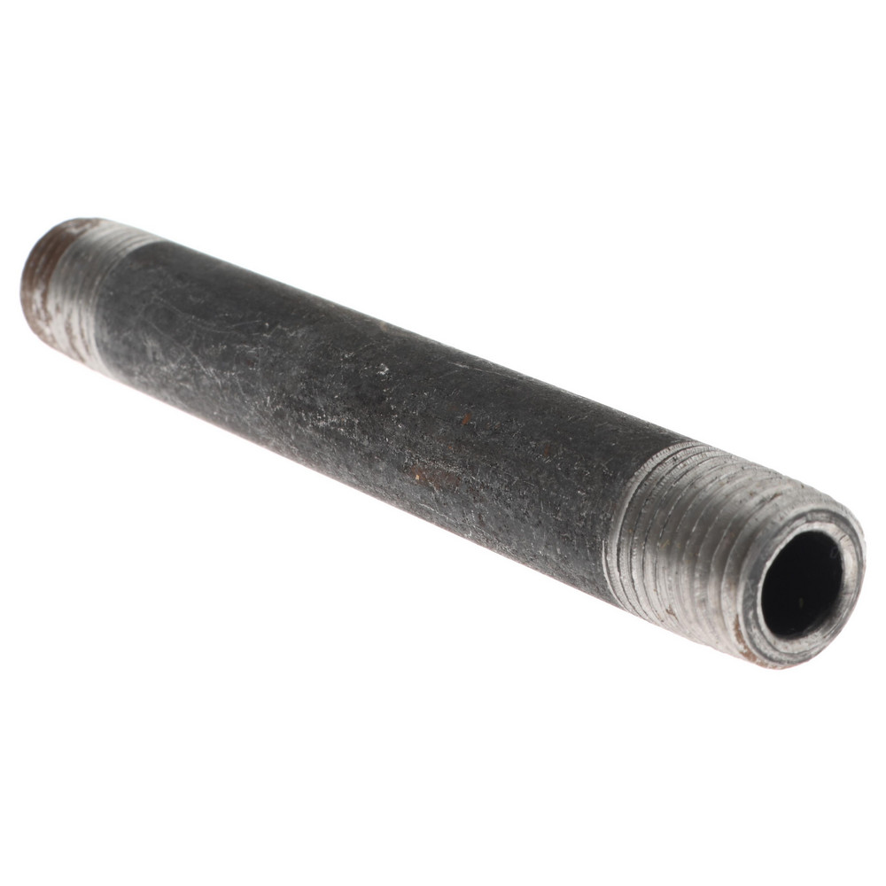 Value Collection Black Pipe Nipple: 1/4" Dia x 5" Long, Schedule 80 - MSCXNB02050