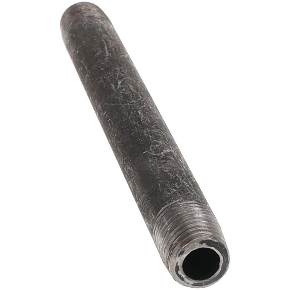 Value Collection Black Pipe Nipple: 1/4" Dia x 5" Long, Schedule 80 - MSCXNB02050