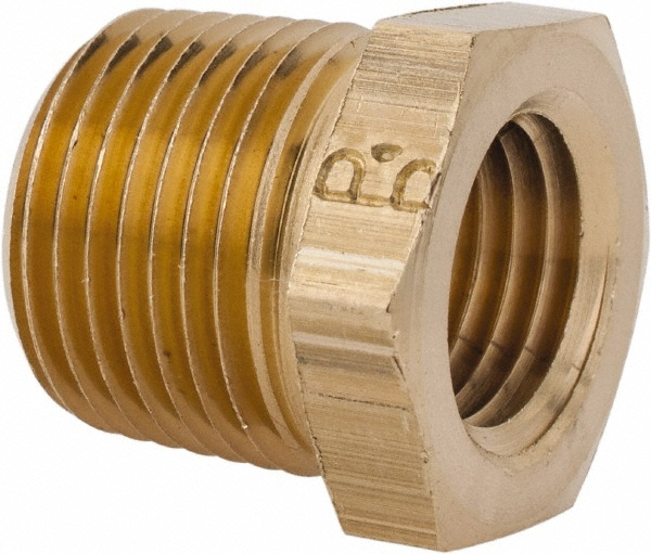 Value Collection Pipe Hex Bushing: 1/2 x 3/8", 316 Stainless Steel - 6HB1/2*3/8
