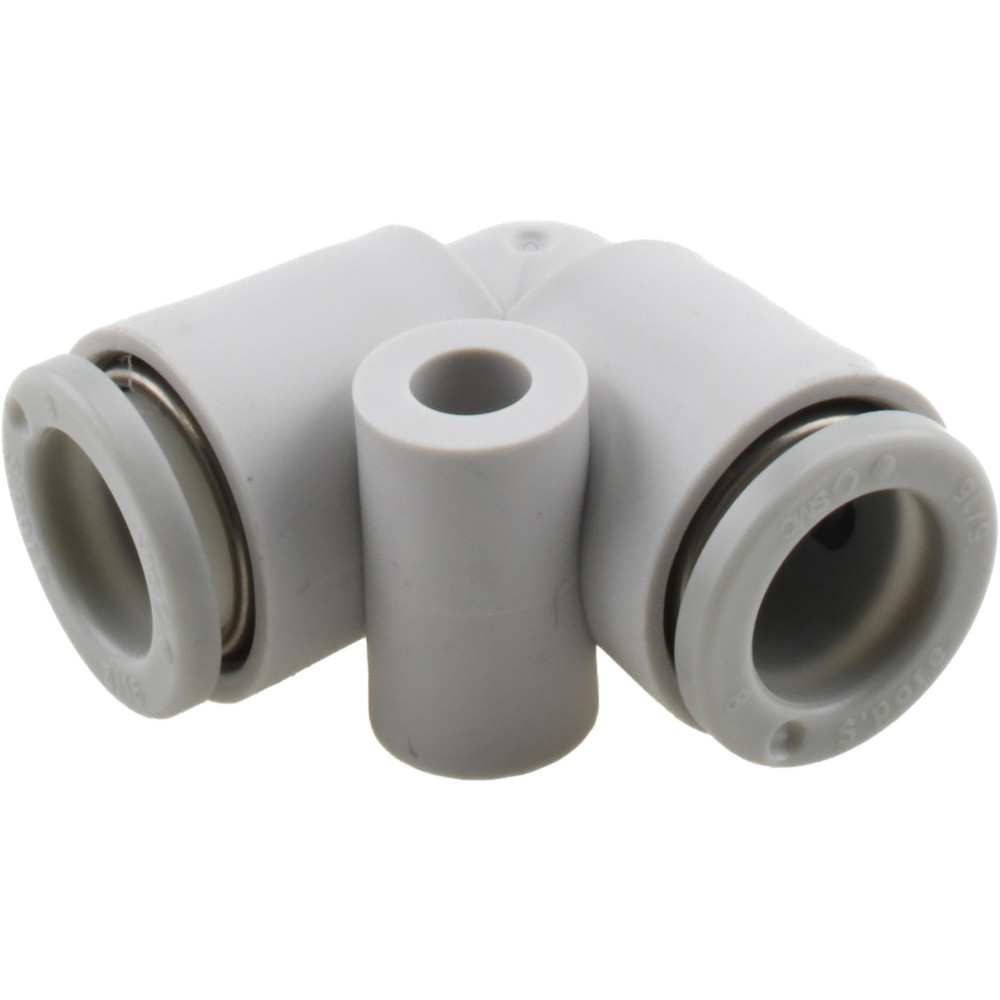 SMC PNEUMATICS Push-to-Connect Push-to-Connect Fitting: Reducing Elbow, 8.00 mm OD - KQ2L08-00A