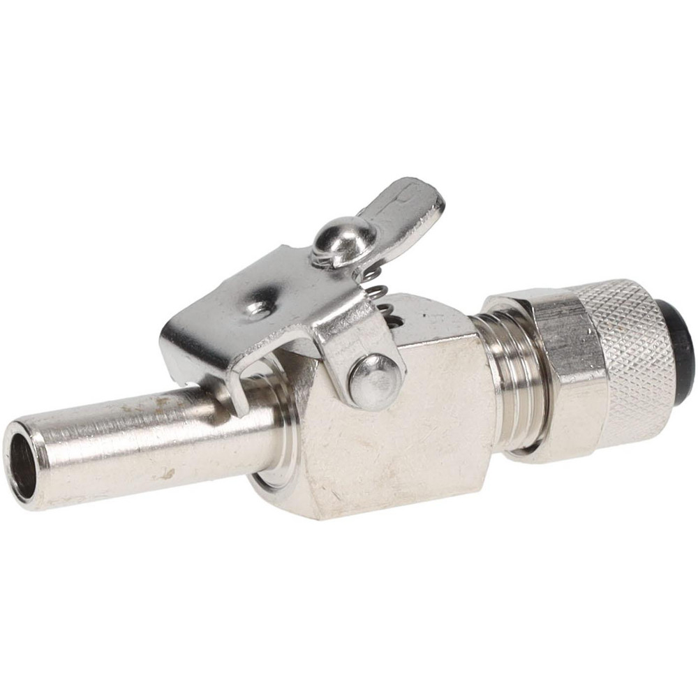 Parker Compression Tube Through Type Insert: 1/4" Tube OD, Tube x Plug-In Stem - 393P-4-4