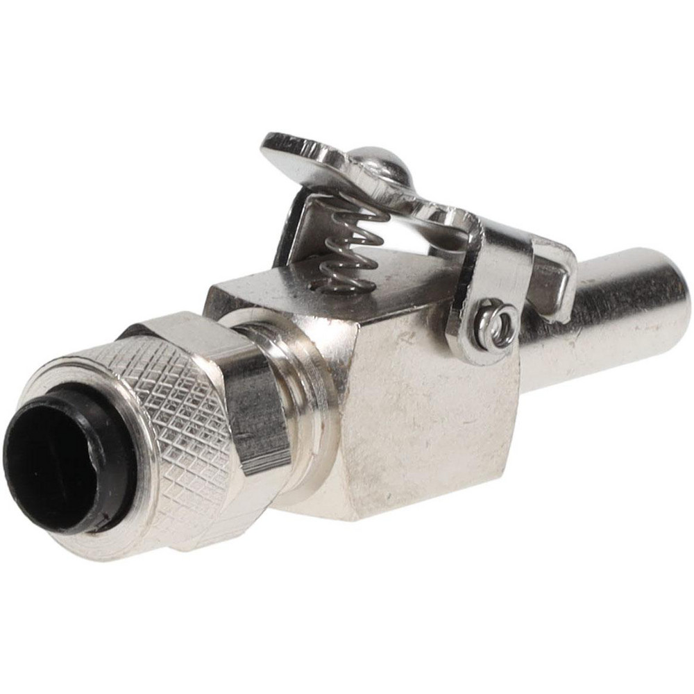 Parker Compression Tube Through Type Insert: 1/4" Tube OD, Tube x Plug-In Stem - 393P-4-4