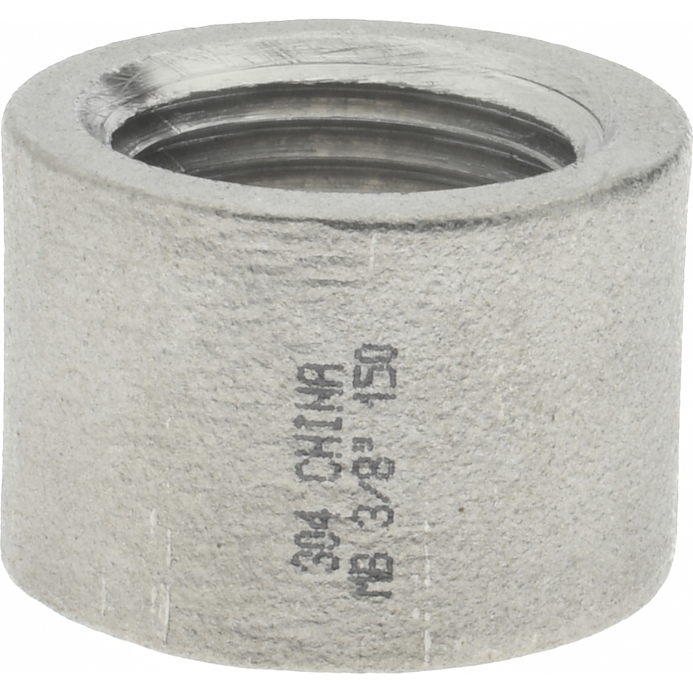 Merit Brass Pipe Half Coupling: 2", 304 & 304L Stainless Steel - 3411HD-32