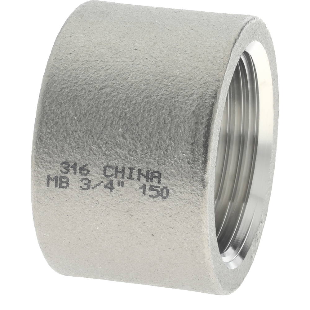 Merit Brass Pipe Half Coupling: 2", 304 & 304L Stainless Steel - 3411HD-32