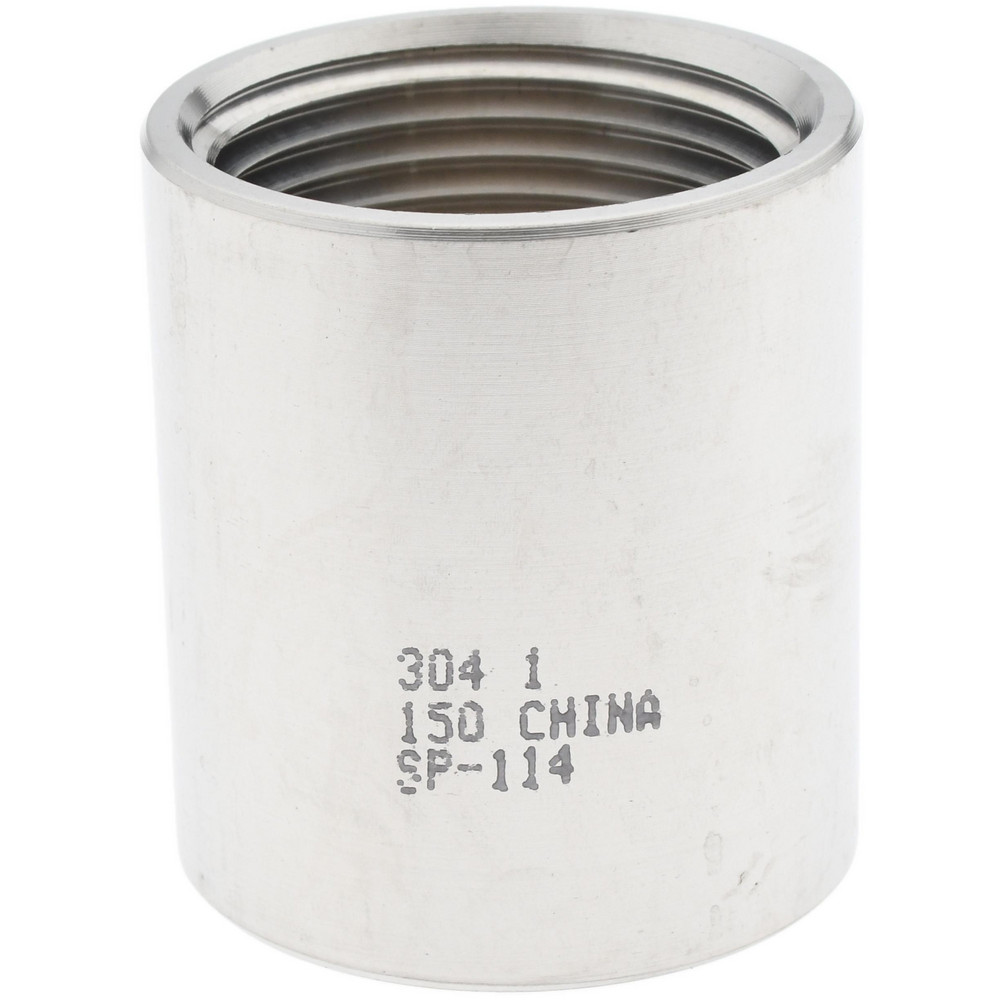Merit Brass Pipe Half Coupling: 2", 304 & 304L Stainless Steel - 3411HD-32