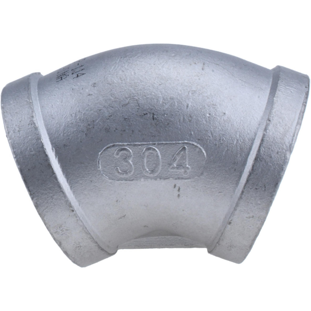 Value Collection Pipe 45 deg Elbow: 1-1/4", 304 Stainless Steel - 4LB4511/4