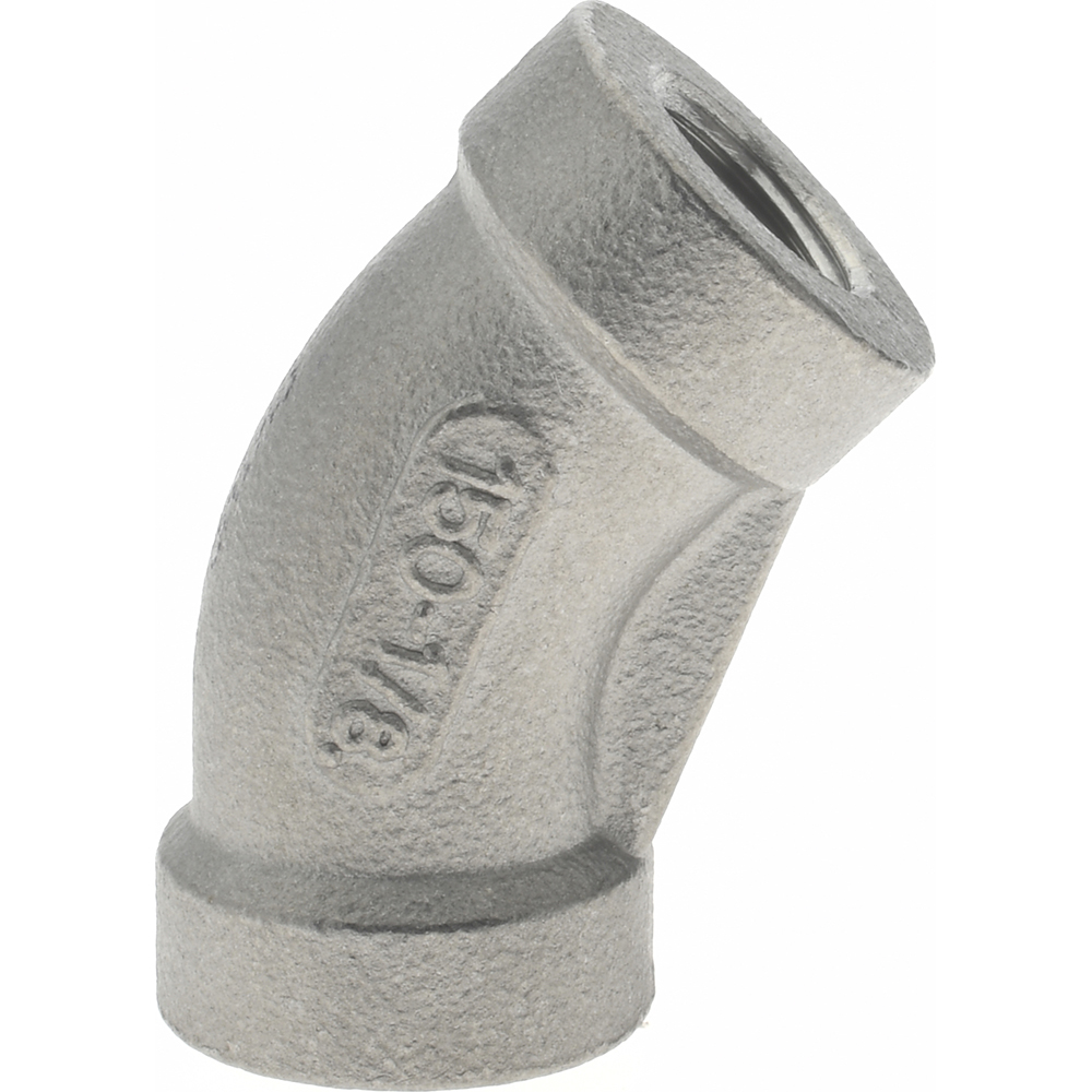 Value Collection Pipe 45 deg Elbow: 1-1/4", 304 Stainless Steel - 4LB4511/4