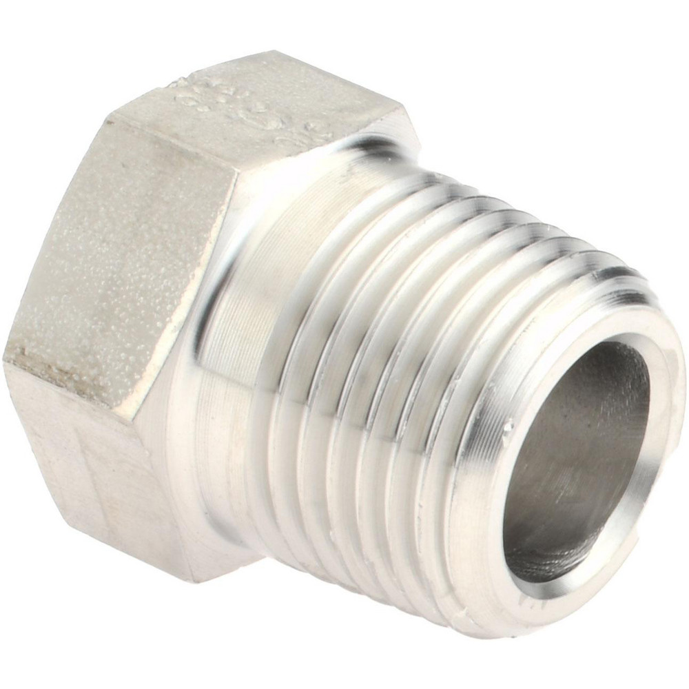 Ham-Let Pipe Hose Connector: 3/8 x 1/2", 316 Stainless Steel - 3001305