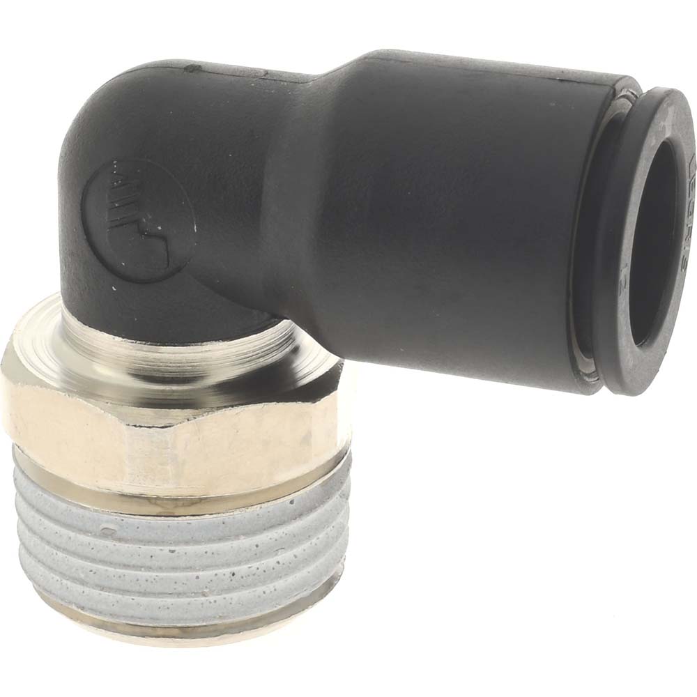 Legris Push-to-Connect Tube x Male BSPT Fitting: Extended Elbow, BSPP - 3129 06 10