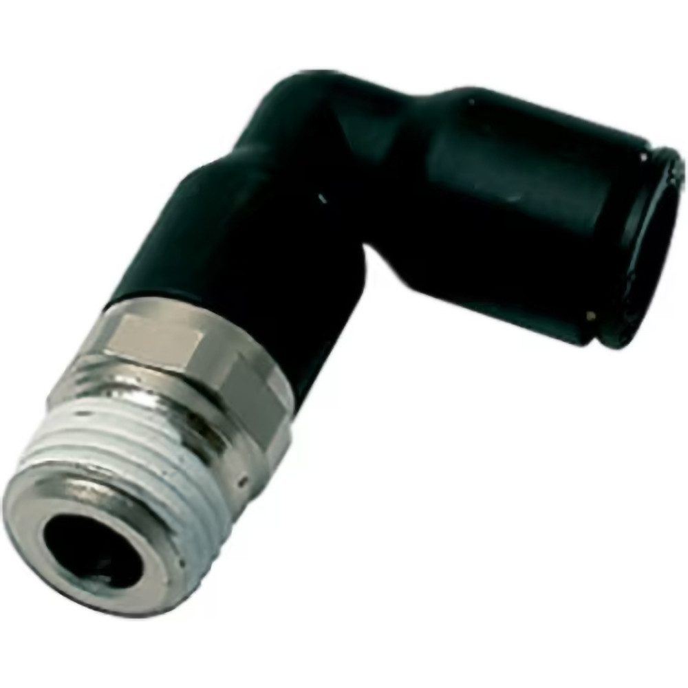Legris Push-to-Connect Tube x Male BSPT Fitting: Extended Elbow, BSPP - 3129 06 10