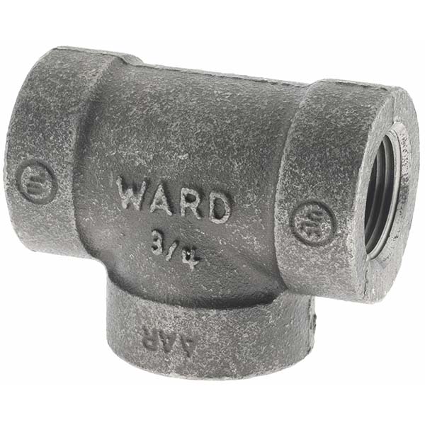 Value Collection Black Pipe Fittings: Tee, 3/4", Threaded, Malleable Iron - B130 20 300#