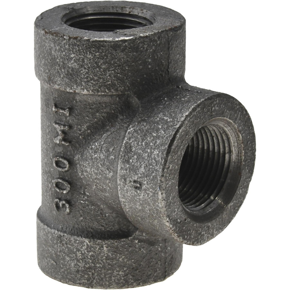 Value Collection Black Pipe Fittings: Tee, 3/4", Threaded, Malleable Iron - B130 20 300#