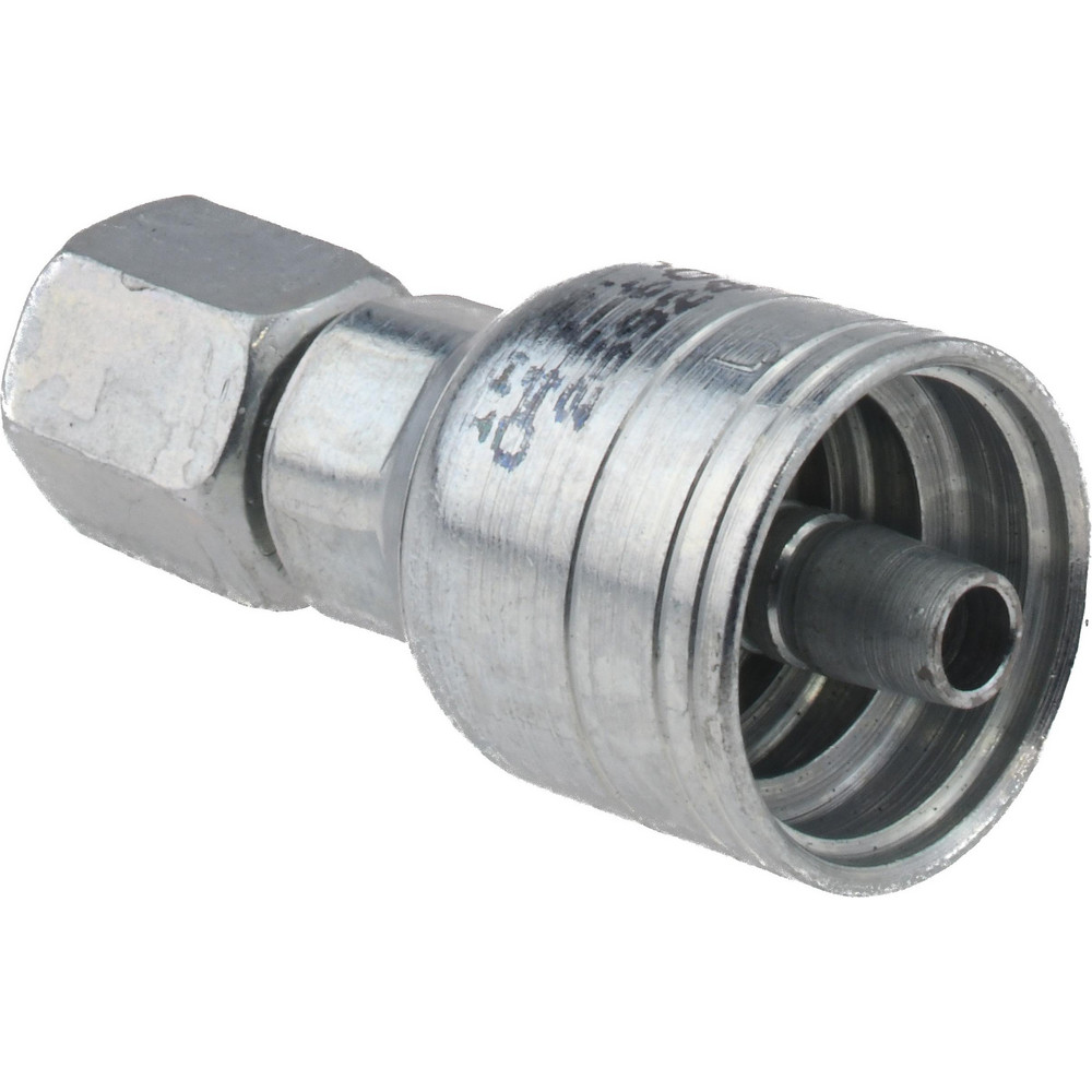 Parker Hydraulic Hose Male SAE 37 ° JIC Rigid Fitting: 0.25" ID, 4 mm, 1/2-20 - KP81286