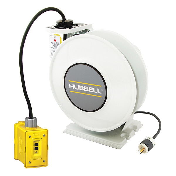 Hubbell Wiring Device-Kellems Cord Storage Reel, 45 ft. of 14/3 Cord - HBLI45143GF15
