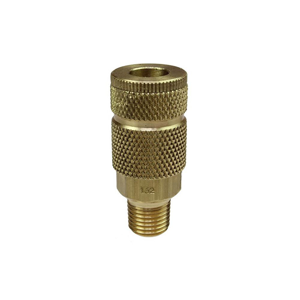 Coilhose Pneumatics Pneumatic Hose Coupling: 1/4" Thread, 1/4" Body Dia, Tru-Flate Automotive Interchange - 16-04BS