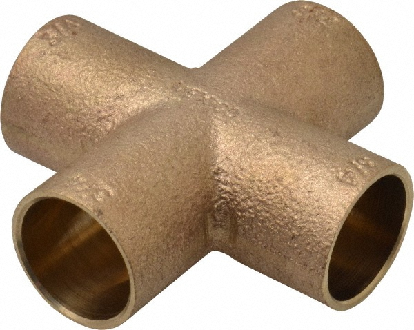 NIBCO Wrot Copper Pipe Fitting Reducer: 1" x 3/4" Fitting, FTG x P, Press Fitting, Lead Free - 9008305PC
