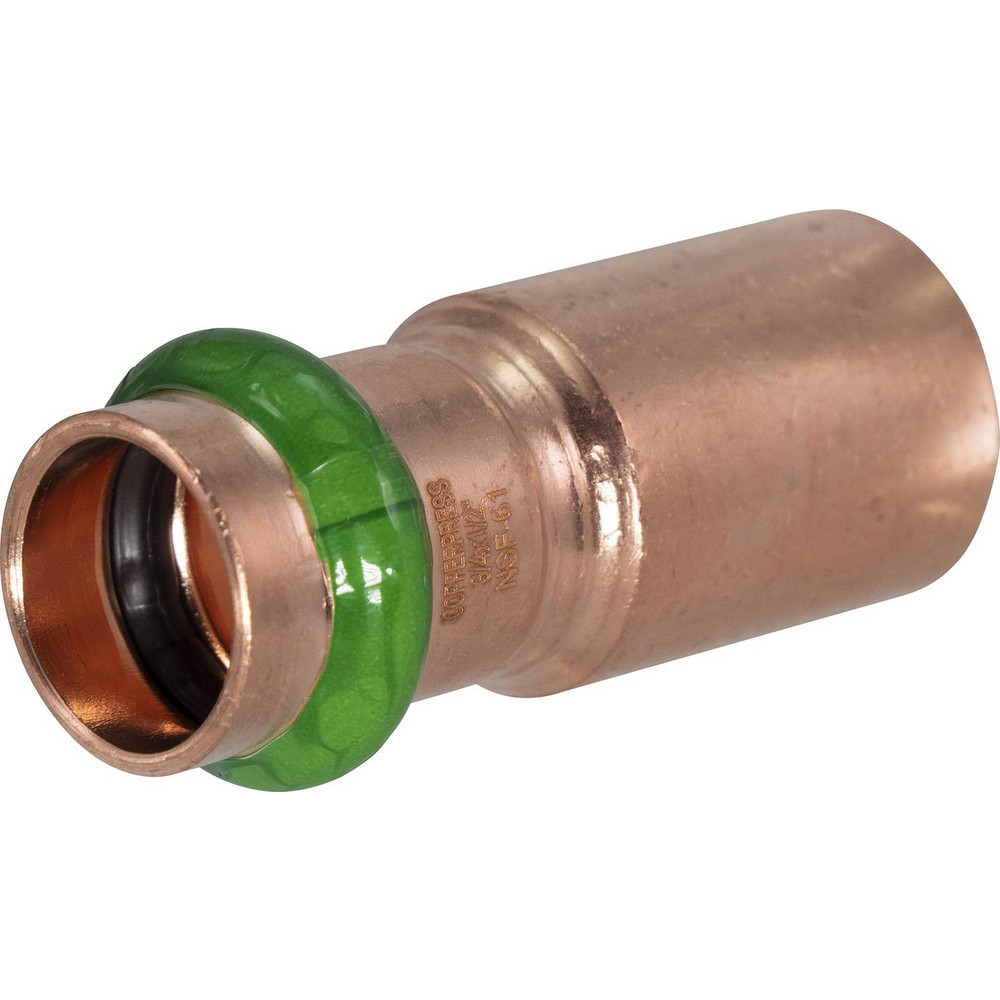 NIBCO Wrot Copper Pipe Fitting Reducer: 1" x 3/4" Fitting, FTG x P, Press Fitting, Lead Free - 9008305PC