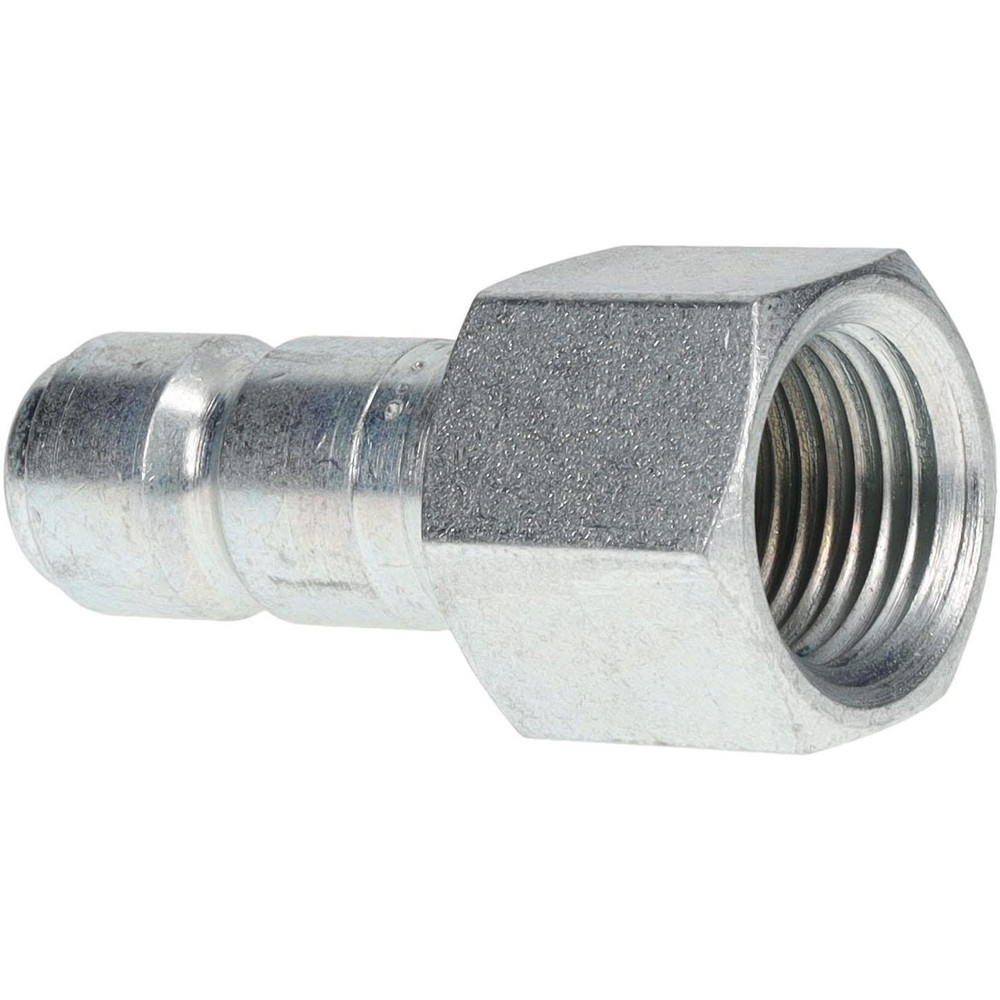 Parker Pneumatic Hose Coupling: 1/2-14, 1/2" Body Dia, Industrial Interchange - H3F