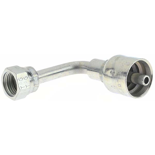 Parker Hydraulic Hose Male ORFS Swivel Fitting: 0.625" ID, 10 mm, 3/4" - BDPP-00316