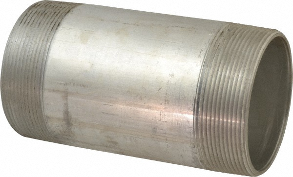 Merit Brass 3/4 x 2" 6061 Aluminum Pipe Nipple - 8012-200