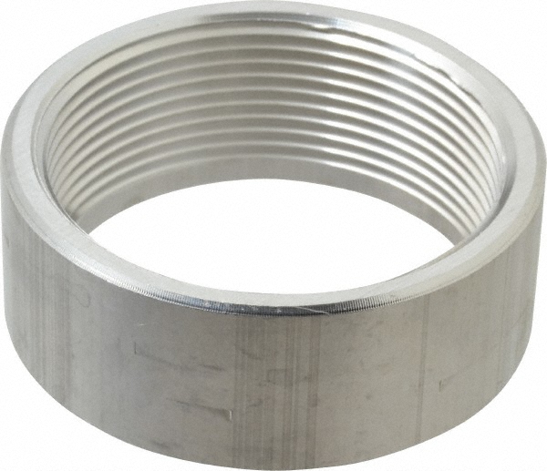 Merit Brass 3/4 x 2" 6061 Aluminum Pipe Nipple - 8012-200
